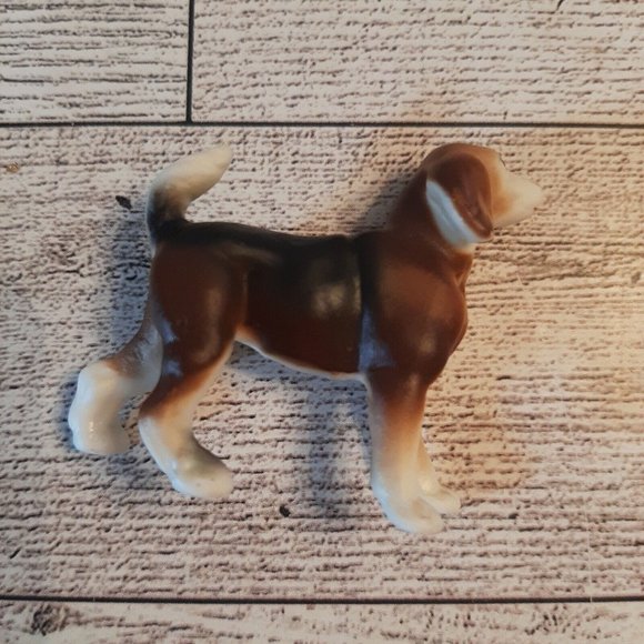 Set of 3 Miniature Mini Porcelain Dogs Beagles Figurines - Picture 2 of 15